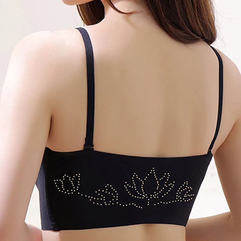 Strapless Bra for Woman Invisible Tube Tops Seamless Breathable Wireless Brassiere No Wire Push Up Bras Lingerie Sexy Bralette