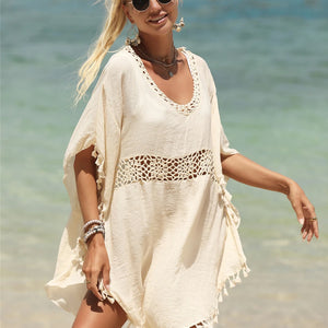 Bohemian Women's Swimsuit Dresses Sexy Beachwear Casual Beach Bathing Suit Cover Up Dress Beach Kimono Cover Ups Beach Dress