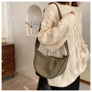 Casual Nylon Hobos Crossbody Bag for Women Designer Shoulder Bags Large Capacity Tote Lady Travel Shopper Bag Female Purses 2025