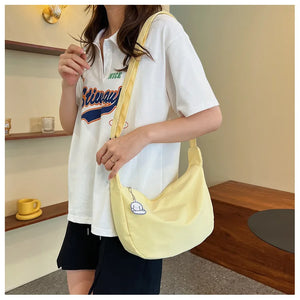 Shoulder Bags Women Solid Harajuku All-match Simple Multifunction Handbags Large Capacity Crossbody Bags for Women Teens Purse