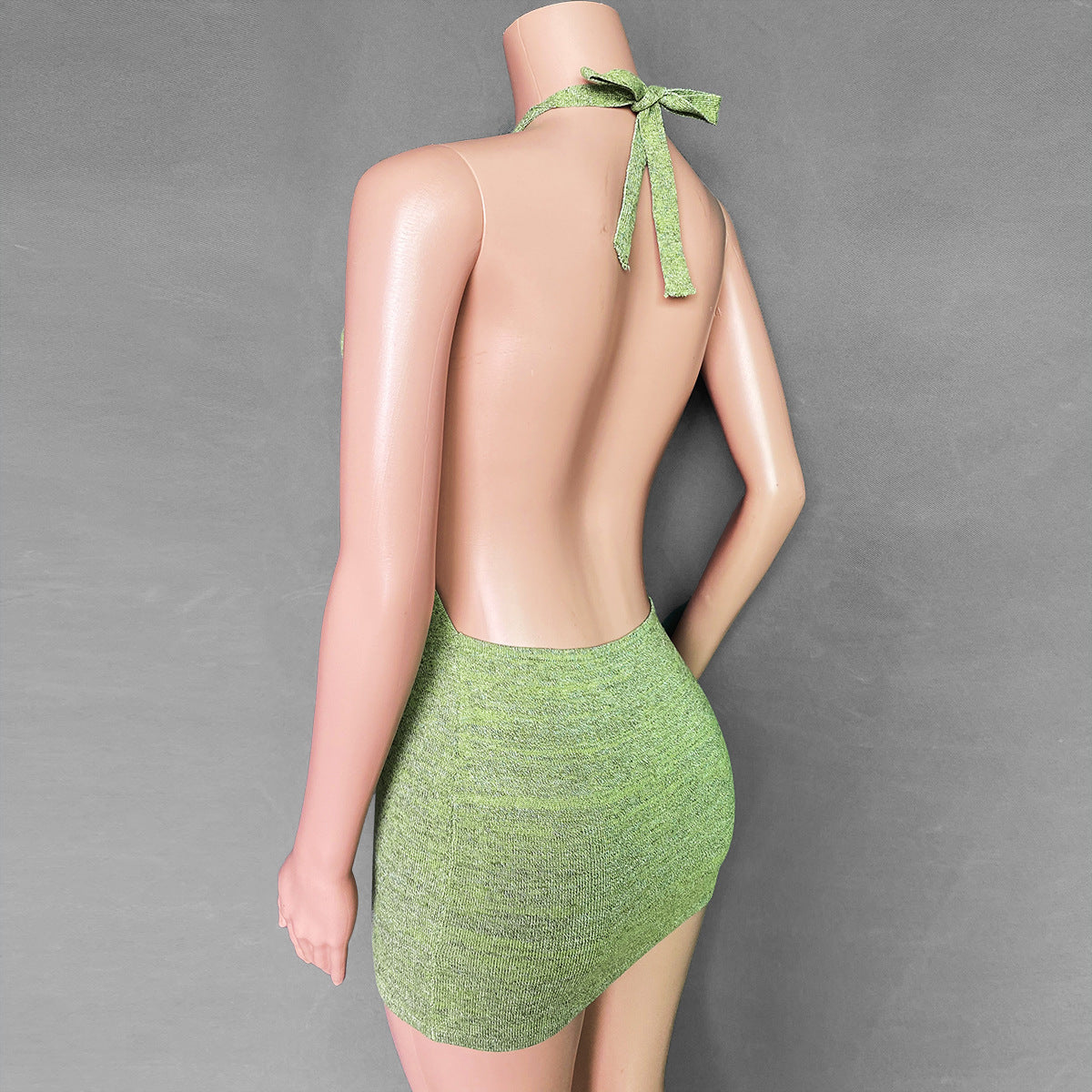 Best Selling Women Clothes Vacation Swimsuit Sexy Sheath Backless Strap Sweaters Dress
