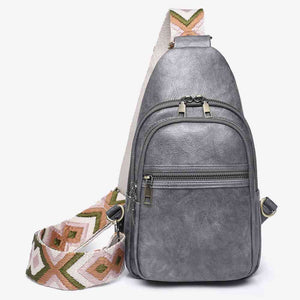 Adored It's Your Time PU Leather Sling Bag