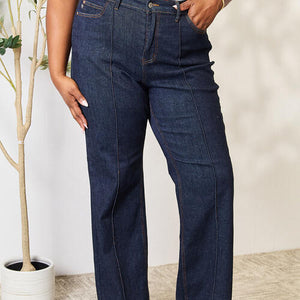Judy Blue Full Size High Waist Wide Leg Jeans