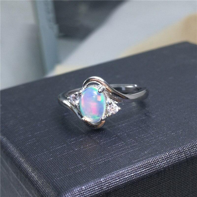 Natural Opal 5*7mm Colorful Gemstone Fine Jewelry