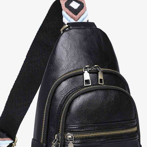 Adored It's Your Time PU Leather Sling Bag