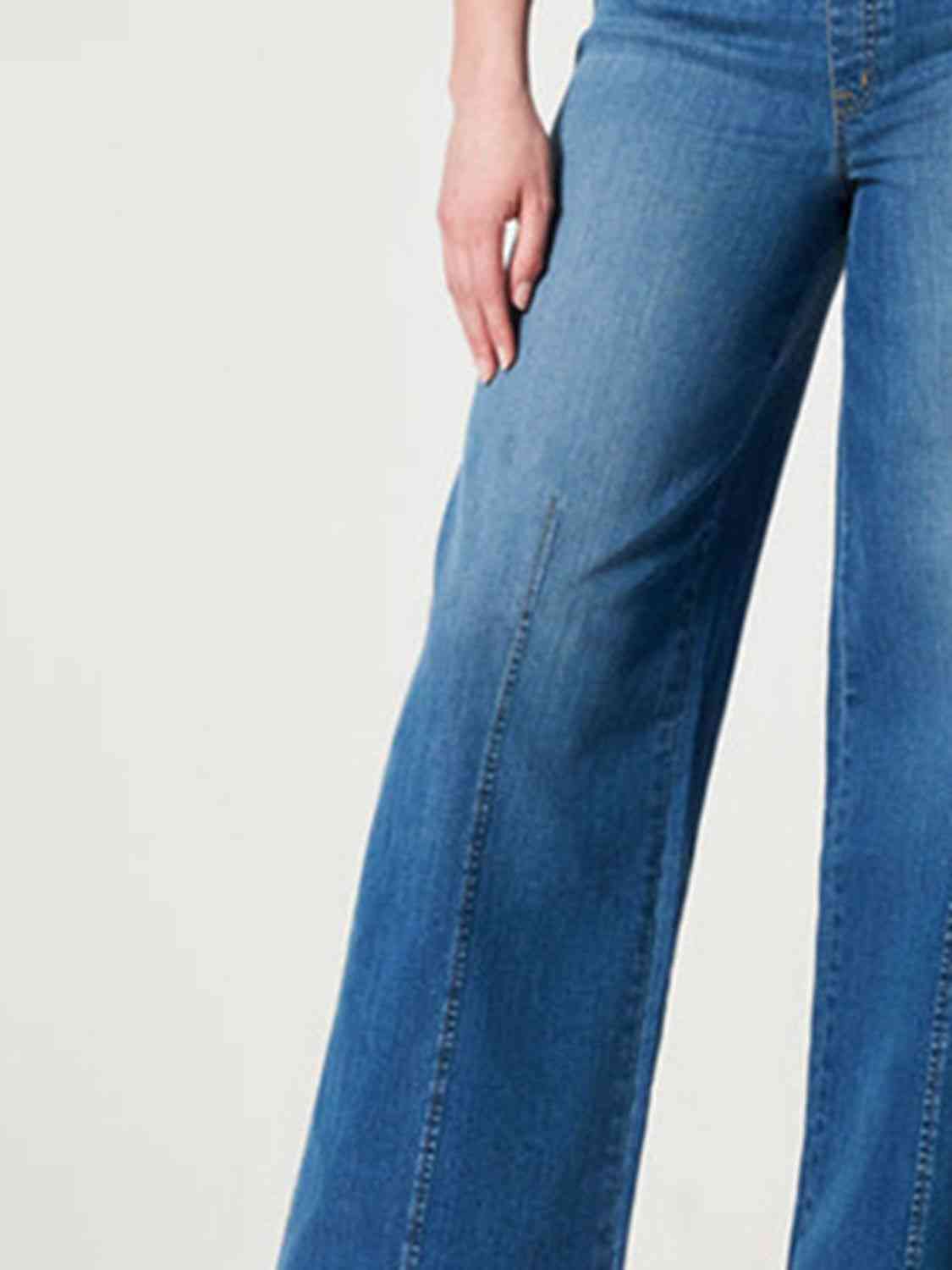 Wide Leg Long Jeans