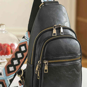 Adored It's Your Time PU Leather Sling Bag