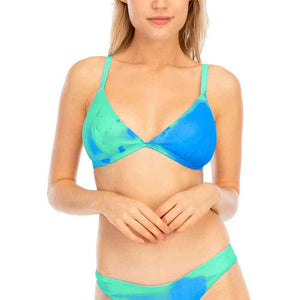 Tie-Dye Adjustable Strap Bikini Set