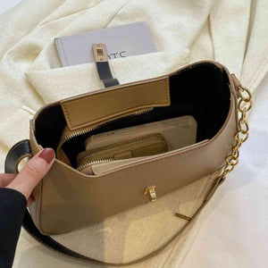 PU Leather Shoulder Bag