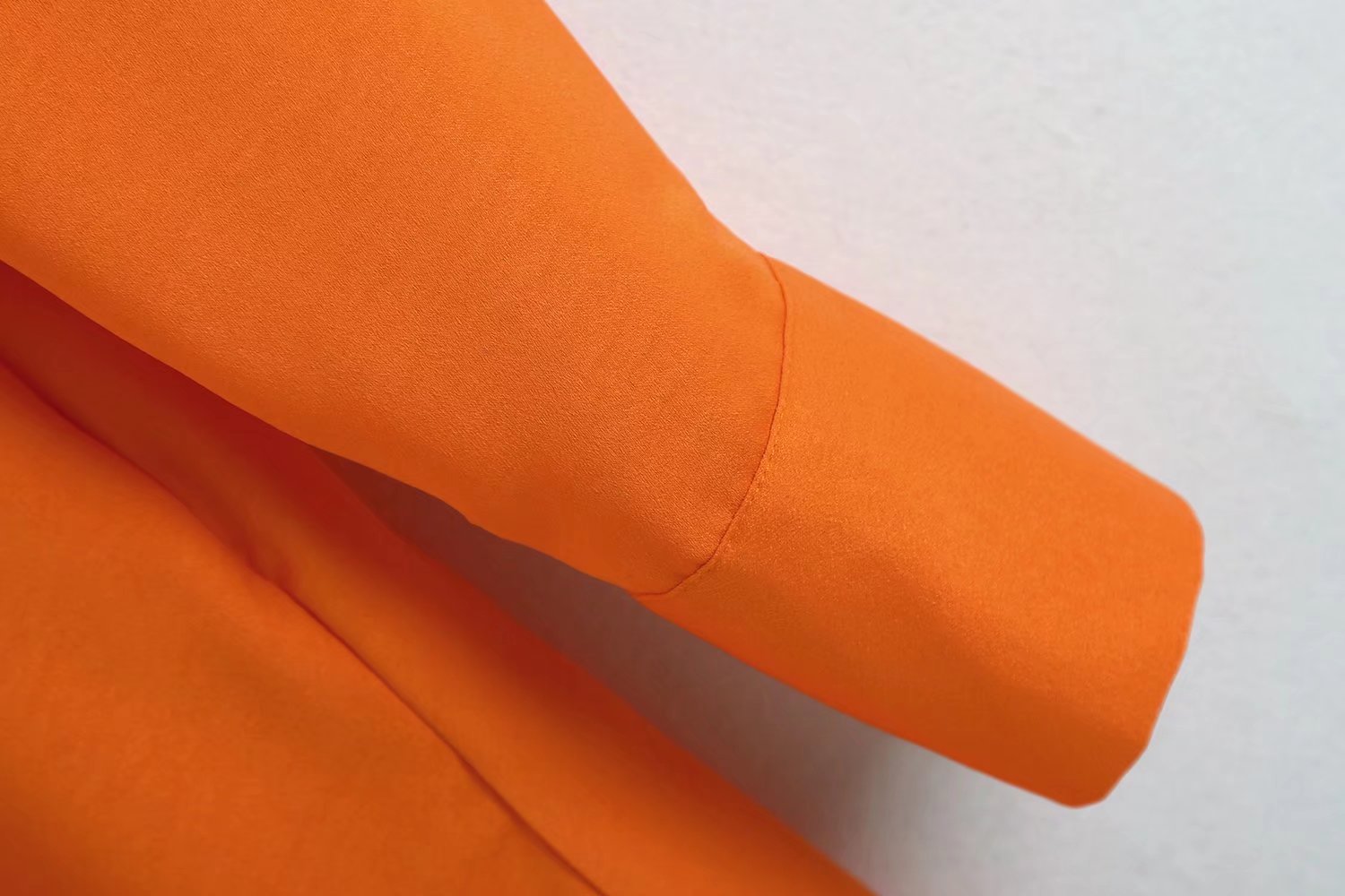 Spring New Elegant Silk Satin Texture Lapel Long Sleeve A- line Shirt Dress for Women