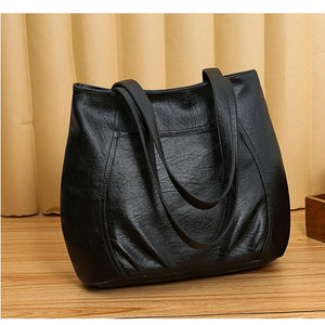 Luxury Vintage PU Leather Handbag Ladies Shoulder Tote Bags for Women Large Capacity Crossbody Bag Fashion Brand Top Bags