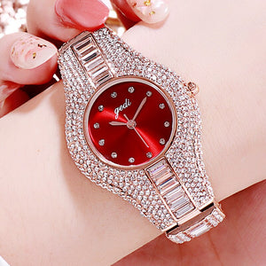 Luxury Full Rhinestone Crystal Wristwatch