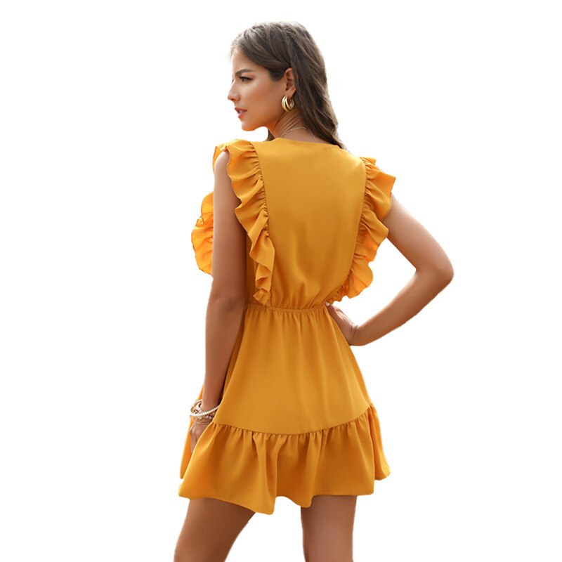 Women Summer Dress Casual Boho Beach Ruffles 2020 Mini Dress Party Sex Global Fashions GC Women Summer Dress Casual Boho Beach Ruffles 2020 Mini Dress Party Sex Global Fashions GC