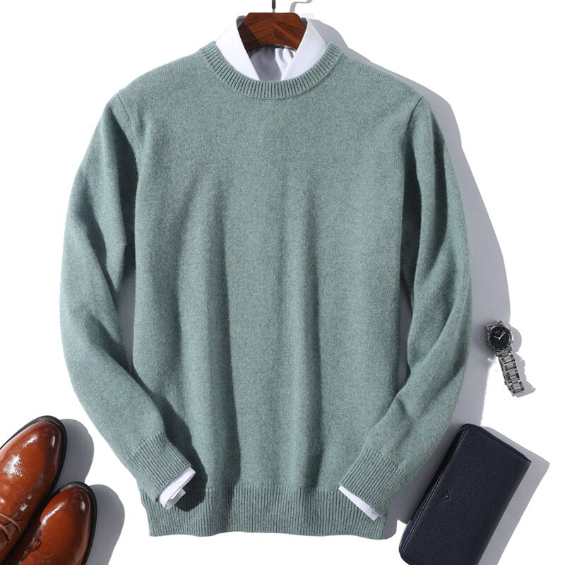 Soft Warm Jersey Hombre Jumper Pull Homme Knitted Sweaters