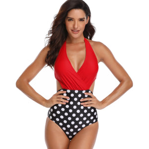 Sexy Tight waist One Piece Bikini Bandage Push Up Swimwear Swimsuit Triangle Bathing Suit