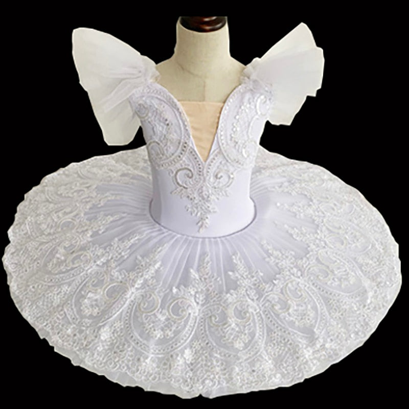 Romantic Professional Ballet Tutu White Swan Lake girl and Women Ballerina Party Dance Costumes Ballet Tutu Balett Dress Girl