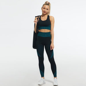 Skinny Comfy Solid Color Fitness Put Hip Knitted Sweat Suits