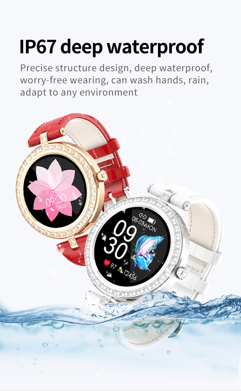 Full screen weather Heart Rate Monitor Smart Watch