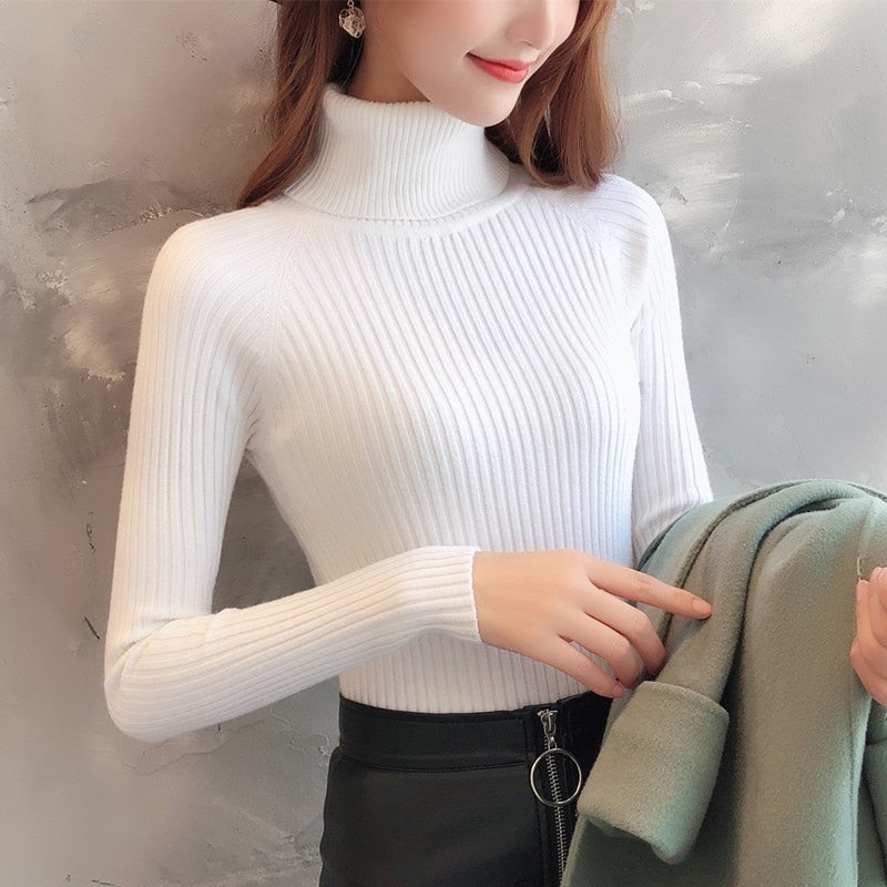 Autumn Sweater Female 2021 Winter Cashmere Knitted Women Sweater And Pullover Female Tricot Jersey Jumper Pull Femme