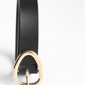 Tangada England Style 2021 Fashion Metal Ring Buckle Belt Women Genuine Leather Office Lady Belt 6D30