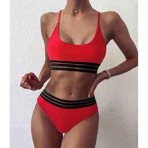 Sexy High Waist Bikini  Swimming Wear for Bathing Suit Summer Swimwear Women`s Bikinis Set