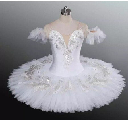 Romantic Professional Ballet Tutu White Swan Lake girl and Women Ballerina Party Dance Costumes Ballet Tutu Balett Dress Girl