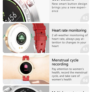 Full screen weather Heart Rate Monitor Smart Watch