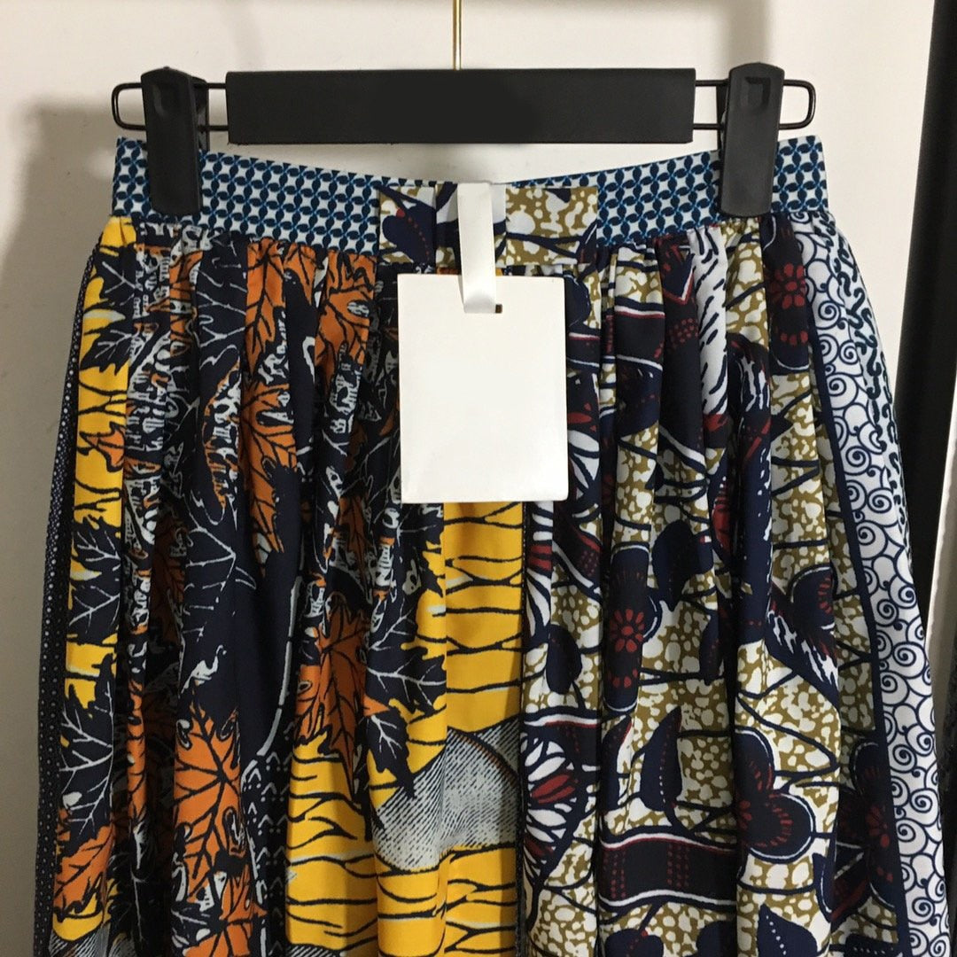 Floral Long Indie Skirt