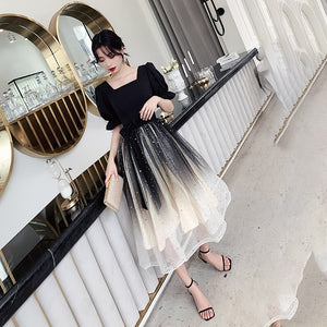 prom dresses sexy a-line tulle prom dress zipper back cheap prom gown robe de soiree party dress
