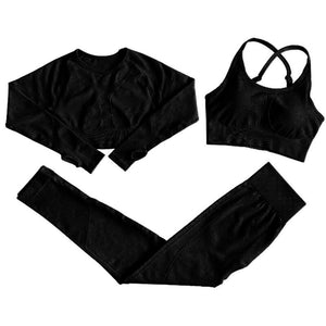 Seamless Sports Bra and Leggings Tights Fitness Sports Suit