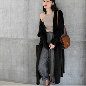 Long Over The knee Loose Thick Coat