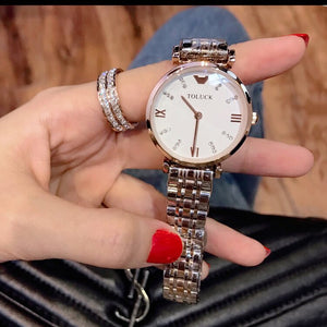Simple Atmosphere Ultra Thin Stainless Steel Women's Watch