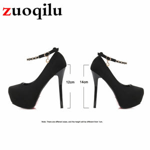 sexy rhinestone platform heels shoes pumps high heels women shoes ladies wedding shoes bridal shoes black 12/14cm heels