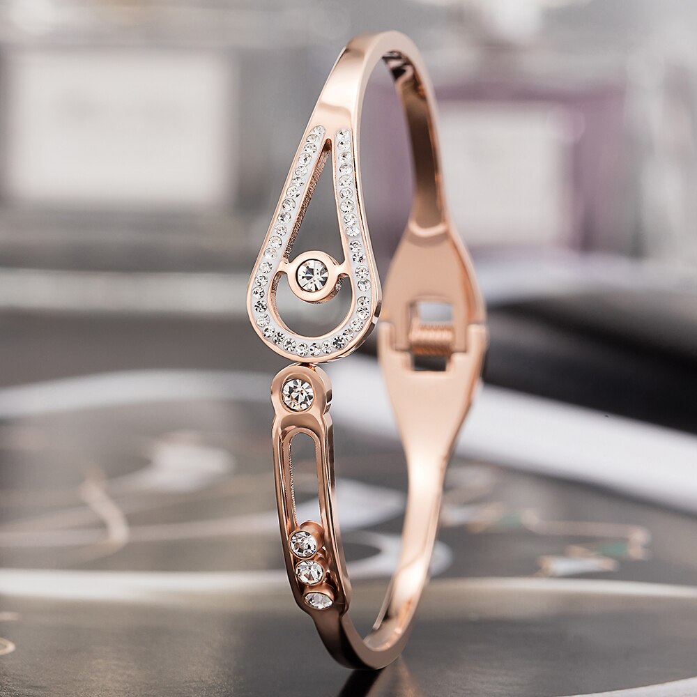 3Pcs Women Luxury Wrist Watch Necklace Set