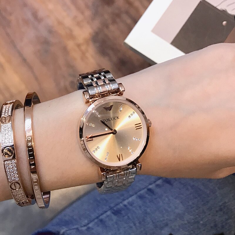 Simple Atmosphere Ultra Thin Stainless Steel Women's Watch