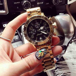 Luxury Brand Top Rose Golden Watches