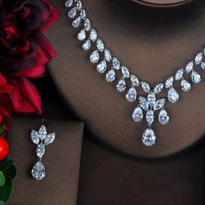 Beauty Flower Design Dubai Jewelry Sets For Women