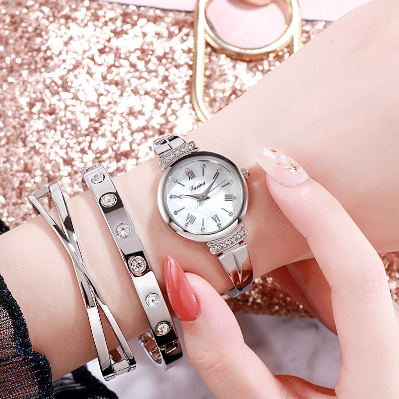 3 PCS Set Bracelet women's watches