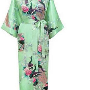 Silk Kimono Robe Bathrobe Women Satin Robe Silk Robes Night Sexy Robes Night Grow For Bridesmaid Summer Plus SizeS-XXXL 010412