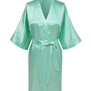4XL.Women&#39;s Satin Wedding Kimono Bride Robe.Sleepwear Bridesmaid Robes Pajamas Bathrobe Nightgown Spa Bridal Robes Dressing Gown