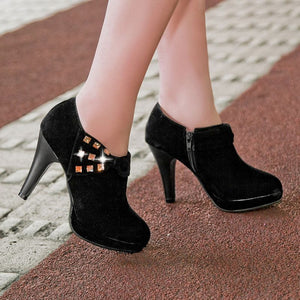 Apricot New Women Pumps Platform High Heels Ladies Party Shoes C-8
