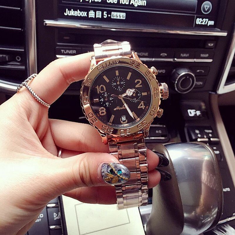 Luxury Brand Top Rose Golden Watches