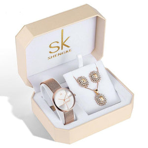 Luxury Woman Watch Rose Gold Box Watches