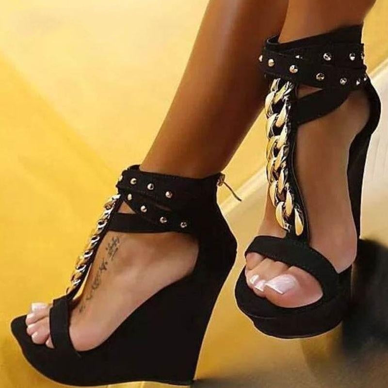 New Gladiator Women Sandals High Heels