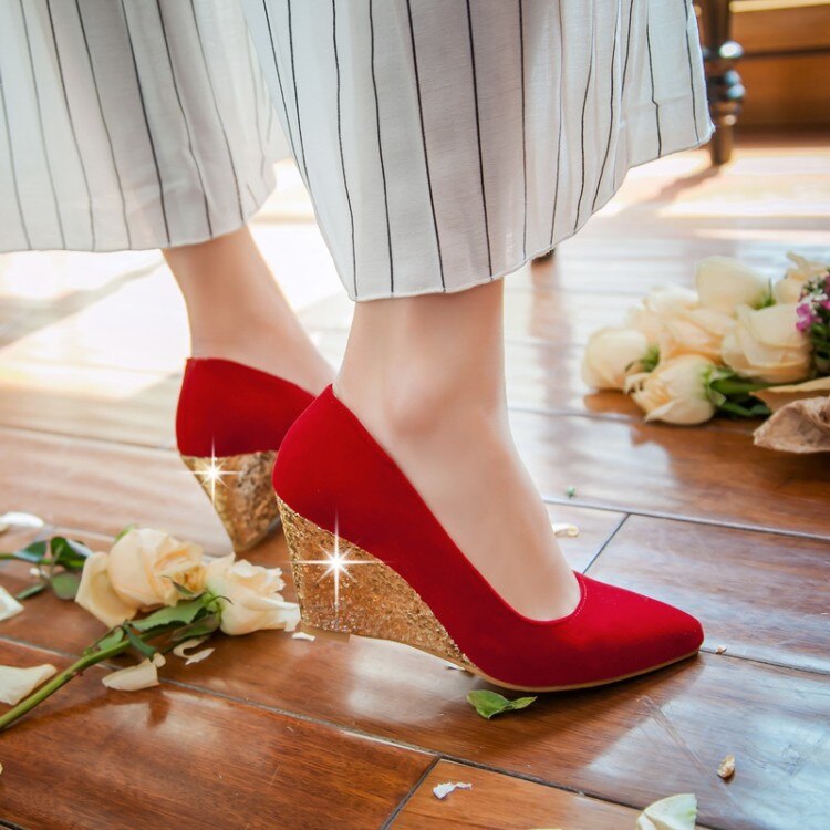 Spring and Autumn Style High heels Wedding Pumps