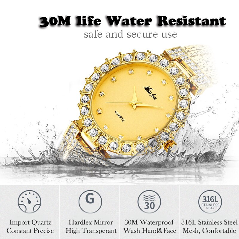 Simple Elegant Style Dress Waterproof Wristwatch