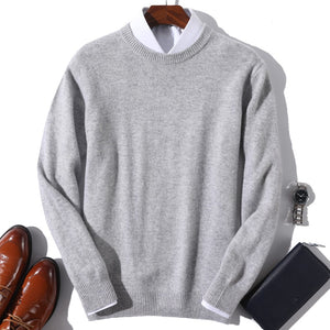 Soft Warm Jersey Hombre Jumper Pull Homme Knitted Sweaters
