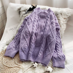 Winter Women Knitted Cashmere Sweaters