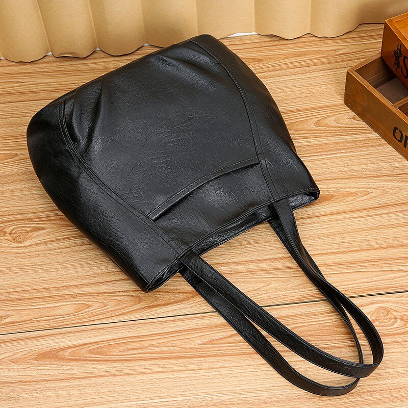 Luxury Vintage PU Leather Handbag Ladies Shoulder Tote Bags for Women Large Capacity Crossbody Bag Fashion Brand Top Bags