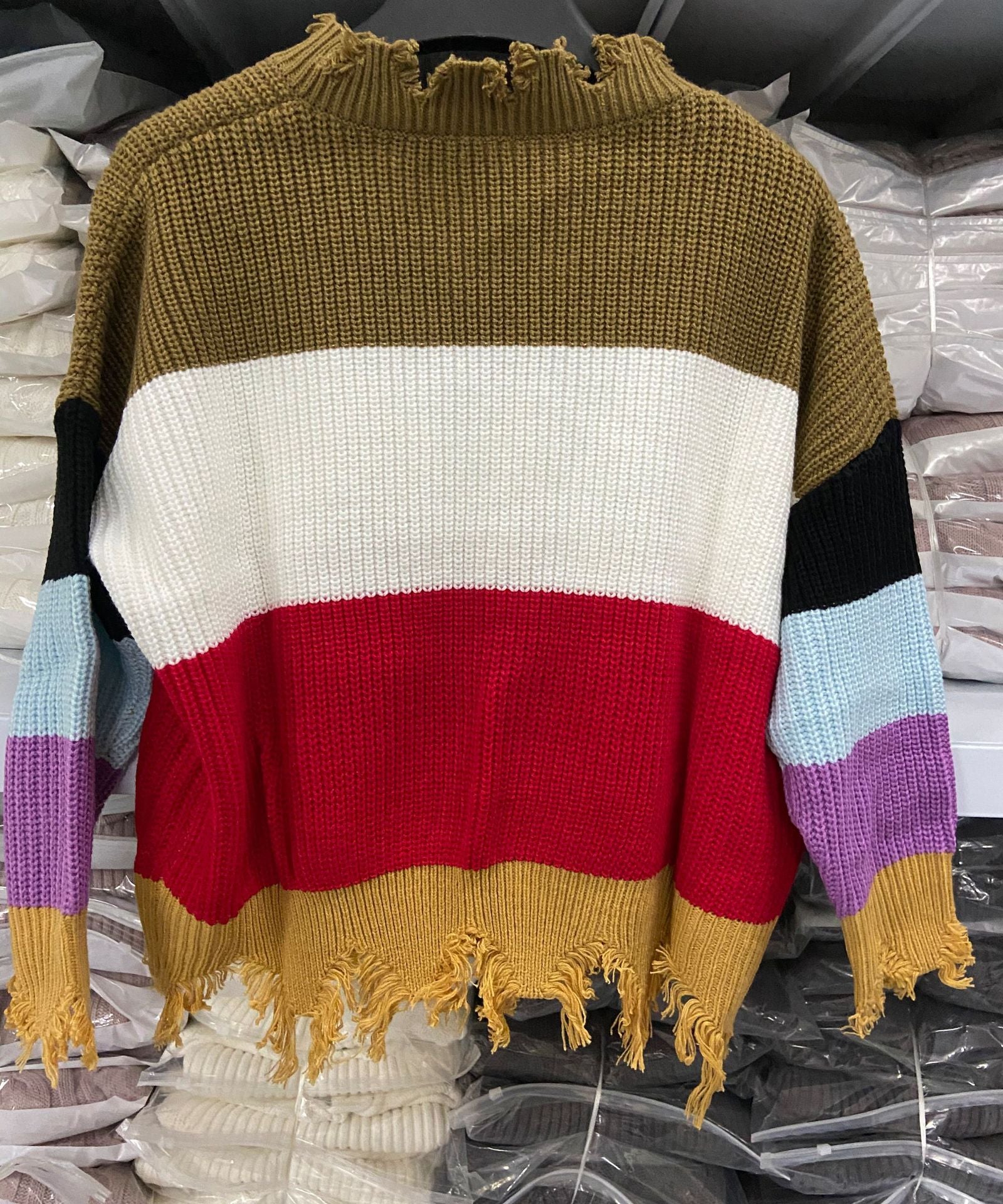 Knitted Pullovers Casual Sweaters